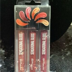 Maybelline Sensational Gloss Trio - Red and Pink Shades